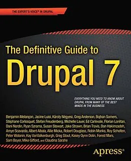 E-Book (pdf) The Definitive Guide to Drupal 7 von Benjamin Melancon, Ryan Szrama, Sam Boyer