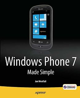 E-Book (pdf) Windows Phone 7 Made Simple von Msl Made Simple Learning, Jon Westfall