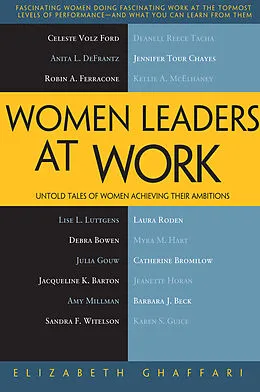 E-Book (pdf) Women Leaders at Work von Elizabeth Ghaffari