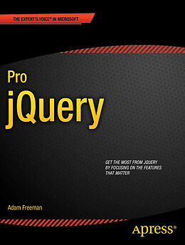 Couverture cartonnée Pro jQuery de Adam Freeman