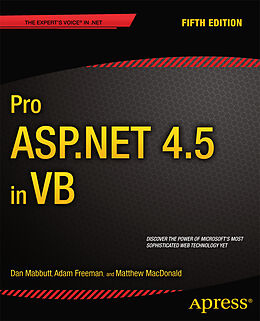 Kartonierter Einband Pro ASP.NET 4.5 in VB von Dan Mabbutt, Adam Freeman, Matthew MacDonald