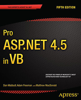 E-Book (pdf) Pro ASP.NET 4.5 in VB von Dan Mabbutt, Adam Freeman, Matthew Macdonald