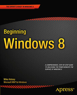 Couverture cartonnée Beginning Windows 8 de Mike Halsey