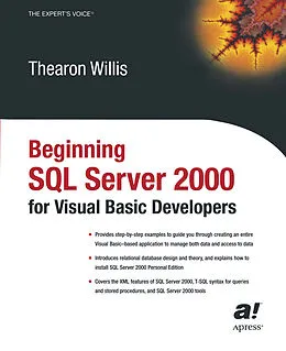 E-Book (pdf) Beginning SQL Server 2000 for Visual Basic Developers von Thearon Willis