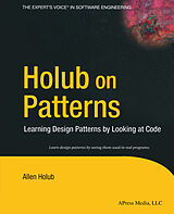 Couverture cartonnée Holub on Patterns de Allen Holub
