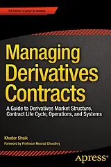 Kartonierter Einband Managing Derivatives Contracts von Khader Shaik