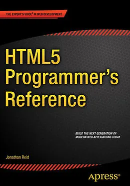E-Book (pdf) HTML5 Programmer's Reference von Jonathan Reid