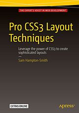 eBook (pdf) Pro CSS3 Layout Techniques de Sam Hampton-Smith