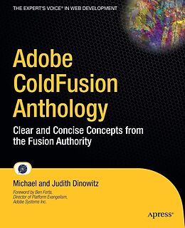 eBook (pdf) Adobe ColdFusion Anthology de Michael Dinowitz, Judith Dinowitz