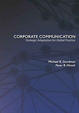 Couverture cartonnée Corporate Communication de Peter B. Hirsch, Michael B. Goodman