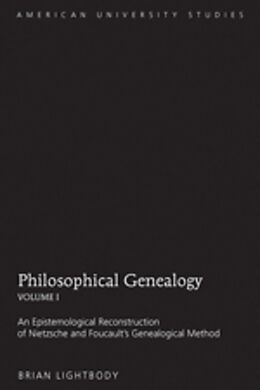 Livre Relié Philosophical Genealogy- Volume I de Brian Lightbody
