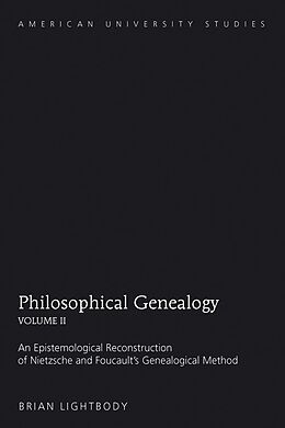 Livre Relié Philosophical Genealogy- Volume II de Brian Lightbody