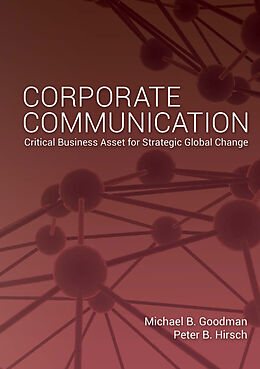 Couverture cartonnée Corporate Communication de Peter B. Hirsch, Michael Goodman