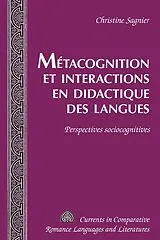 Fester Einband Metacognition et Interactions en Didactique des Langues von Christine Sagnier
