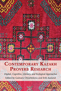 Couverture cartonnée Contemporary Kazakh Proverb Research de 