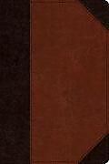 Couverture en cuir ESV Reader's Bible (Trutone, Brown/Cordovan, Portfolio Design) de 