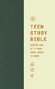 Couverture en cuir ESV Teen Study Bible (Trutone, Seaside Blue) de 