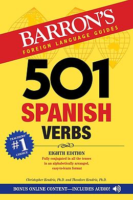 eBook (epub) 501 Spanish Verbs de Christopher Kendris, Theodore Kendris