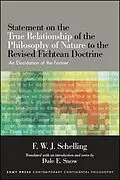 E-Book (epub) Statement on the True Relationship of the Philosophy of Nature to the Revised Fichtean Doctrine von F. W. J. Schelling