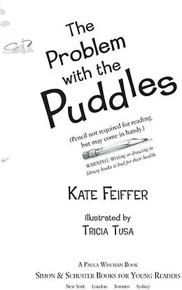 E-Book (epub) The Problem with the Puddles von Kate Feiffer