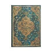 Calendrier Paperblanks 2024 Turquoise Chronicles 12-Month MIDI Horizontal Elastic Band Closure 160 Pg 100 GSM de 