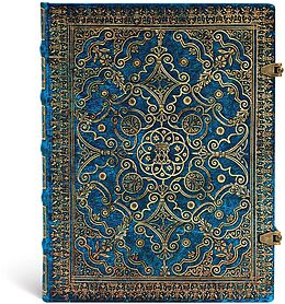 Fester Einband Hardcover Notizbücher Equinoxe Azurblau Ultra Unliniert von Paperblanks