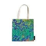 Kartonierter Einband Van Gogh's Irises Canvas Bag von Paperblanks