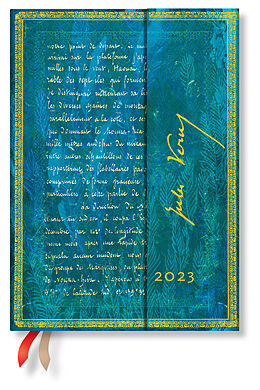 Jahresagenda geb 2023 Verne, 20.000 Meilen Faszinierende Handschriften Midi 12M. Verso von 