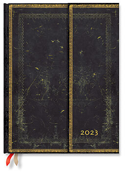 Fester Einband 2023 Arabica Klapp-Version aus Faux-Leder Ultra 12M. Verso von 
