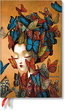 Fester Einband 2024 Madame Butterfly Maxi 18M. Flexi Vertikal von 