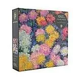 Puzzle Monets Chrysanthemen Spiel