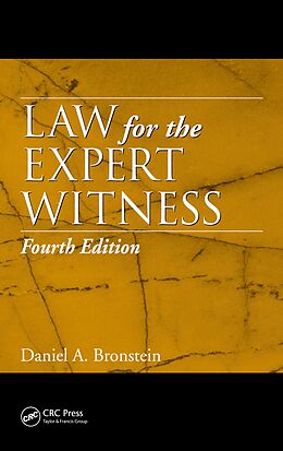 E-Book (pdf) Law for the Expert Witness von Daniel A. Bronstein