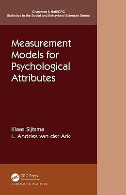 E-Book (pdf) Measurement Models for Psychological Attributes von Klaas Sijtsma, L. Andries van der Ark