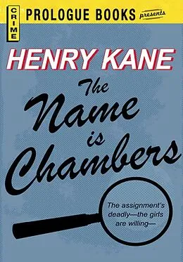 E-Book (epub) The Name is Chambers von Henry Kane