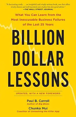 E-Book (epub) Billion Dollar Lessons von Paul B. Carroll, Chunka Mui