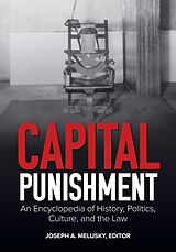 Fester Einband Capital Punishment von Joseph A Melusky