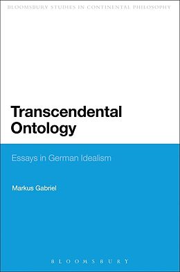 E-Book (epub) Transcendental Ontology von Markus Gabriel