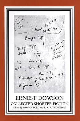 E-Book (pdf) Ernest Dowson von 