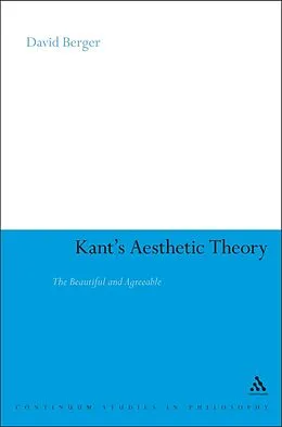 E-Book (pdf) Kant's Aesthetic Theory von David Berger