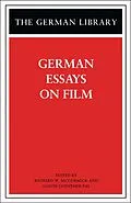 E-Book (pdf) German Essays on Film von Richard McCormick, Alison Guenther-Pal