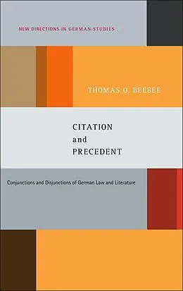 E-Book (epub) Citation and Precedent von Thomas Oliver Beebee