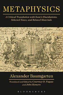 eBook (epub) Metaphysics de Alexander Gottlieb Baumgarten