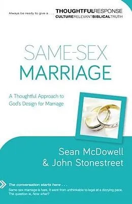E-Book (epub) Same-Sex Marriage (Thoughtful Response) von Sean McDowell