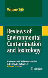 eBook (pdf) Reviews of Environmental Contamination and Toxicology 200 de David M. Whitacre