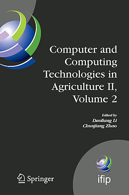 Livre Relié Computer and Computing Technologies in Agriculture II, Volume 2 de 