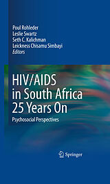 eBook (pdf) HIV/AIDS in South Africa 25 Years On de Poul Rohleder, Leslie Swartz, Seth C. Kalichman