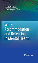 Livre Relié Work Accommodation and Retention in Mental Health de 