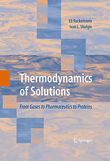 eBook (pdf) Thermodynamics of Solutions de Eli Ruckenstein, Ivan L. Shulgin