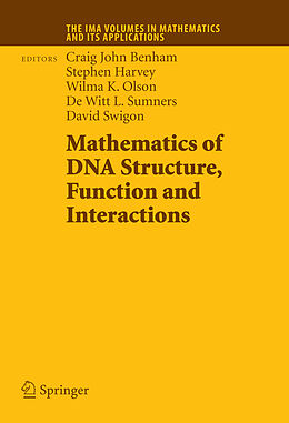 Livre Relié Mathematics of DNA Structure, Function and Interactions de 