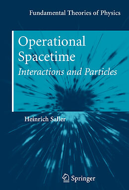 Livre Relié Operational Spacetime de Heinrich Saller